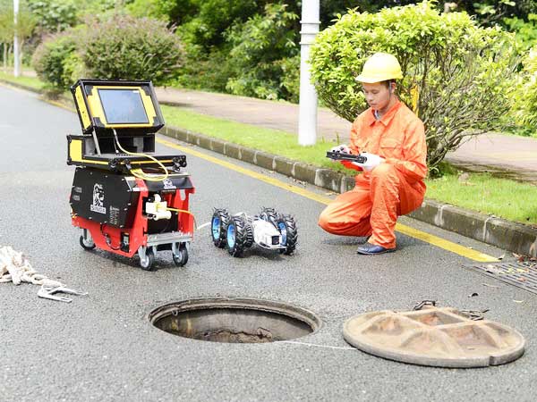 三台管道机器人检测
